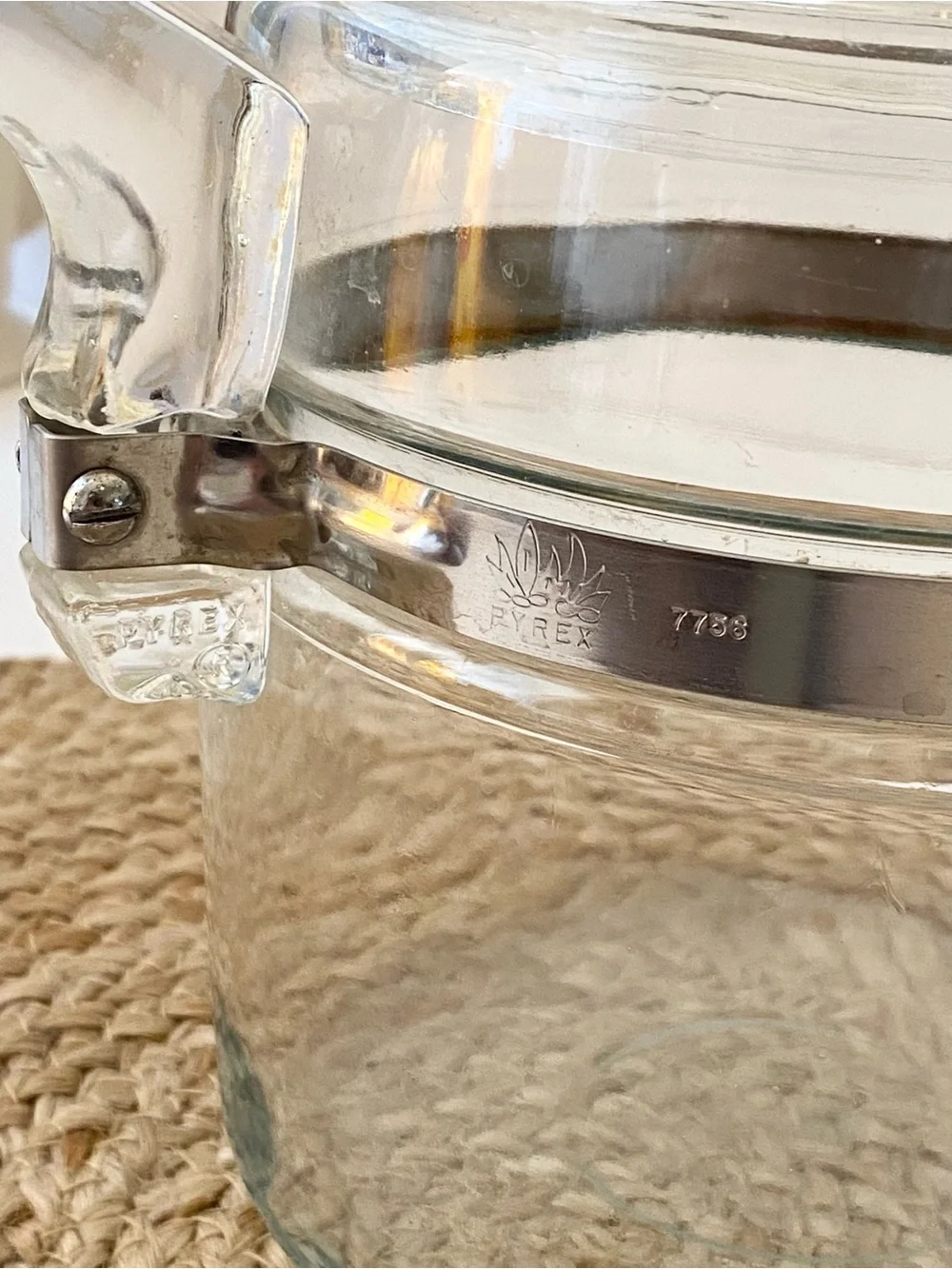 Vintage PYREX Flameware Glass Percolator Coffee Pot (7756) - Body Only
